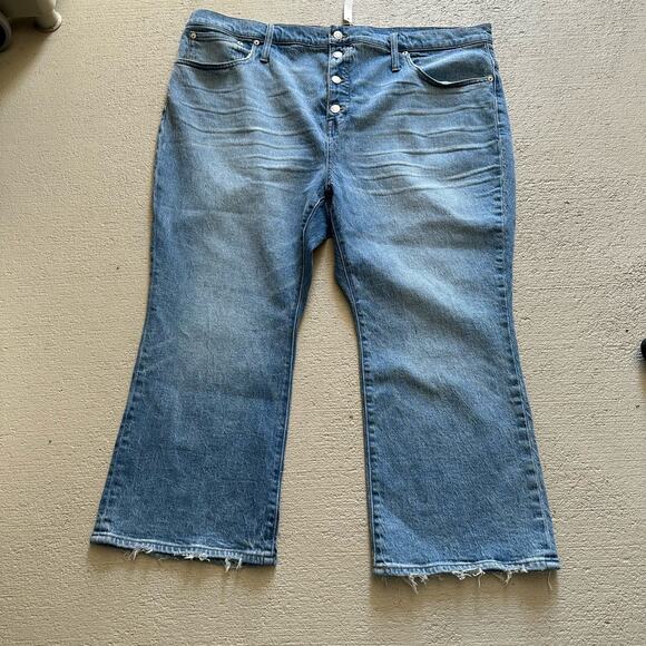 Madewell Demi Cali Boot Jeans Size 36 Plus 22 - Picture 2 of 7
